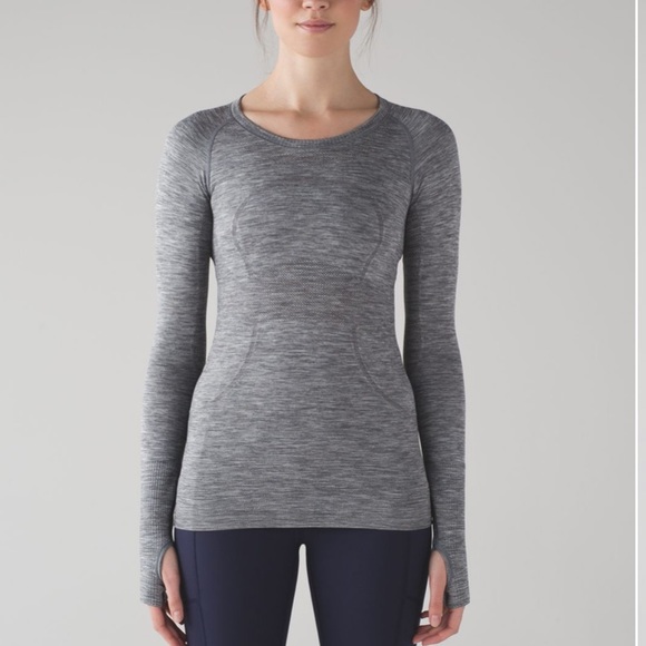 lululemon athletica Tops - Lululemon Swiftly Tech Long Sleeve Crew 8 Slate